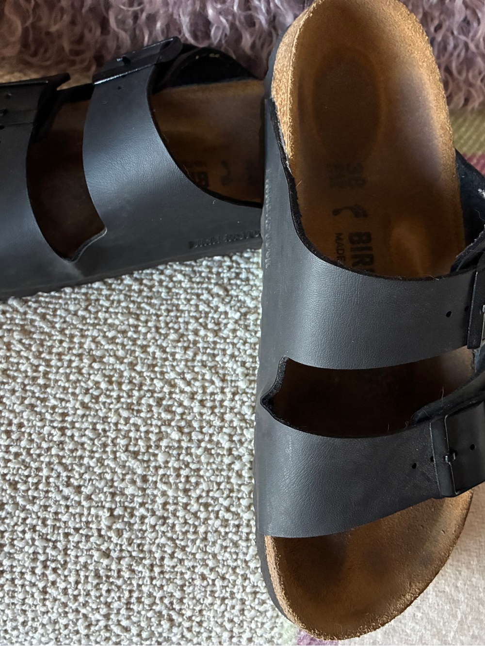 Birkenstock Black Two-Strap Arizona Sandals - Picture 7 of 7